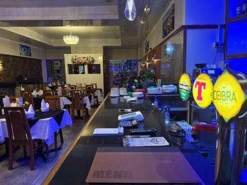 A view of the Gurkha Lounge dining area in Stirling.